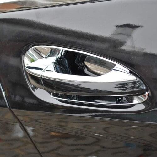 ABS Chrome Car Door Handle Bowl Decoration Trim For Mercedes Benz GLK/GL/ML/C Class W204 X204