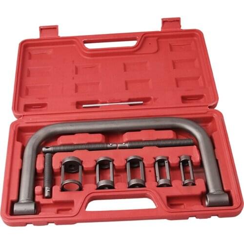 Car Valve C Clamp Spring Compressor Kit, Made of Solid Steel Easy Storage Heavy Duty