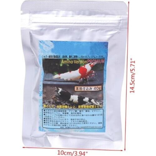 New 40g Snow Natto Shrimp Snail Food Feed Feeding For Aquarium Fish Tank Pond