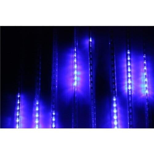 Hot Selling 30CM Meteor Shower Rain Tubes LED Light For Christmas Wedding Garden Decoration 100-240V EU /US Plug RGB White Blue
