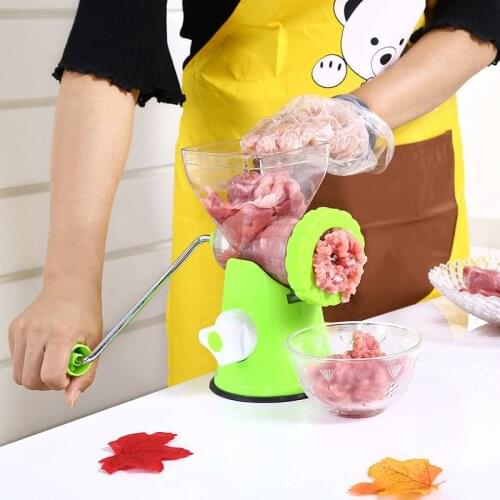 Multifunction Manual Meat Grinder Stainless Steel Blade Food Processor Beef Mincer Sausage Machine Baby Food Maker Kitchen Tools