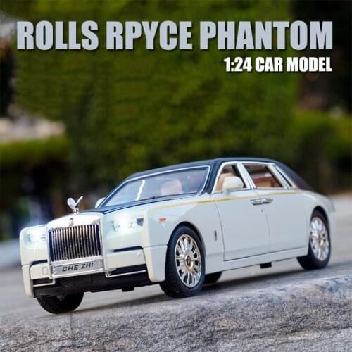 1:24 Rolls Royce Car Model Alloy Die Cast Phantom Wraith Cullinan Luxury Cars Favorites Gift Kids Toys Cars Free Shipping