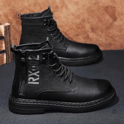 Men Boots 2021 New Fashion Shoes Man Outdoor Comfy Classic Male Boots Winter Durable Outsole Men Casual Boots Men Ankle Boots