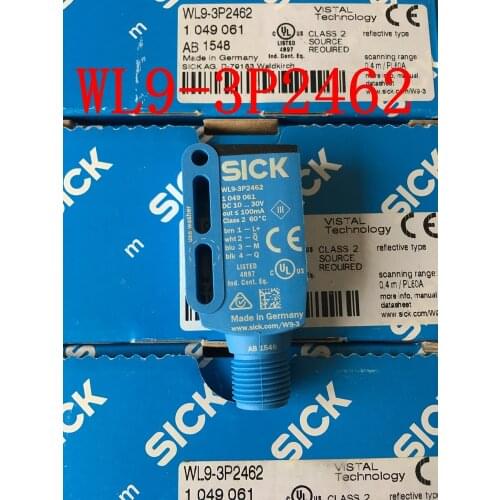 100% New Original SICK Optoelectronics Switch WL9-3P2462 Item No. 1049061