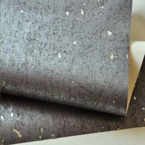 MYWIND 0.91*5.5M/Roll iron gray Lllusion Blue Brown Luxury 100% Material 3d Design Home Decor Wall Paper Cork Wallpaper