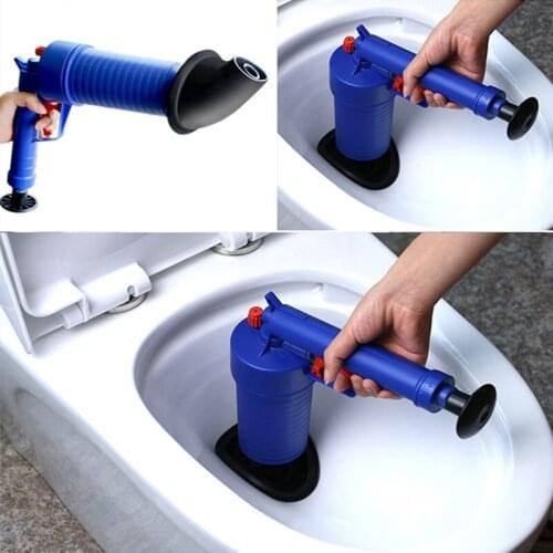 Toilet Dredge Plug Air Pump Pressure Pipe Drain Cleaner Sewer Sinks Basin Pipeline Clogged Remover Bath Kitchen Cleaning Tools