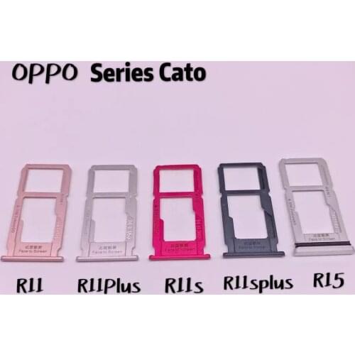 OPPO R11 R11plus R11S R11SP R15 R17 Micro SIM SD TF Card Slot Tray Adapter Holder Reader Socket PCB Board Replacement Eject Pin