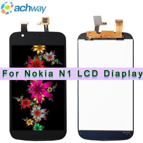 Original N1 Screen for Nokia 1 LCD Touch Screen Digitizer Assembly Replacement Parts 4.5" LCD for Nokia N1 Display TA-1047 Black