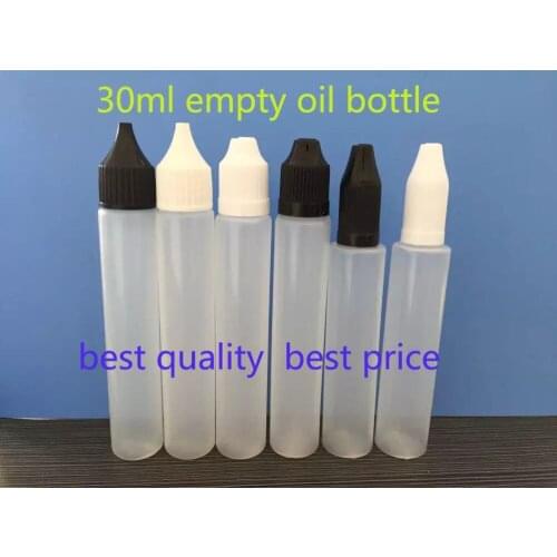 Plastic pe 15ml 30ml Pen style empty oil bottle e liquid oil dropper bottle Refillable bottles with Child Proof Caps 2000pcs/lot