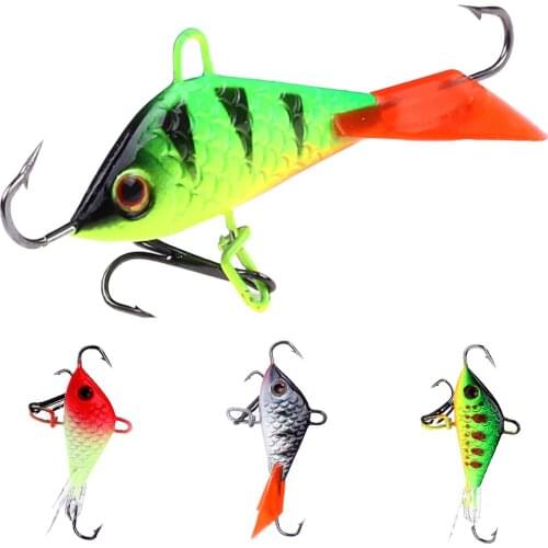 1PCS 5cm 7.5g Winter Ice Fishing Lure Fake Lure Artificial Bait leurre Balancer for Fishing Carp Walleye Pike Perch