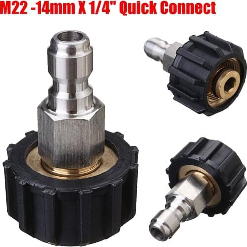 High pressure gasket foam spray gun male connector connection 14mm M22 X 1/4