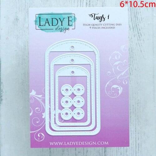 Button frame New Dies 2021 Metal Christmas Dies DIY Dies photo album cutting dies Scg new die for cutting rapbook label die