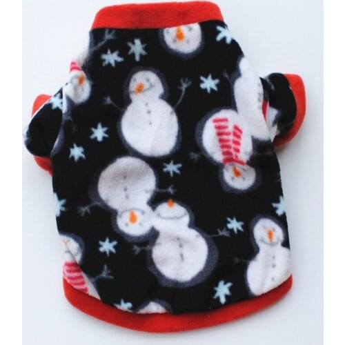 Christmas Pet Clothes Winter Dog Clothing Xmas Dog Outfit Cat Puppy Costume Chihuahua Yorkie Pomeranian Small Dog Hoodie Coat