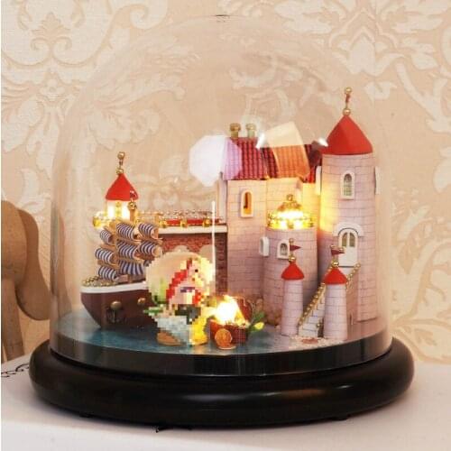 DIY cottage model round trip series of sweet movement ,birthday gift Valentines Day gifts