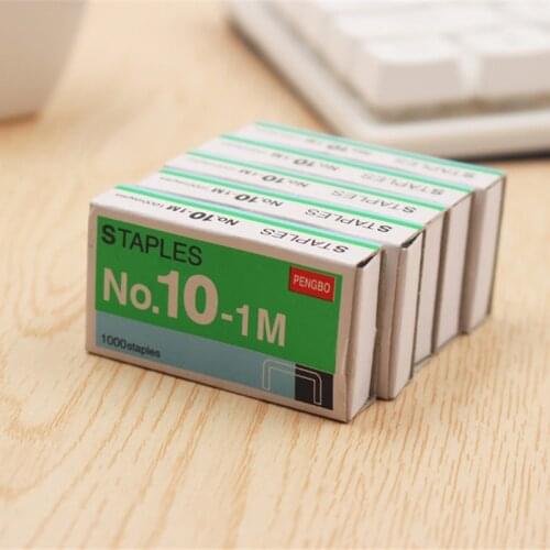 2000Pcs 2 Box Staples Size 5x2.7x1cm Staples For Stapler Wood Furniture Office Supplies Grapas Square Shape