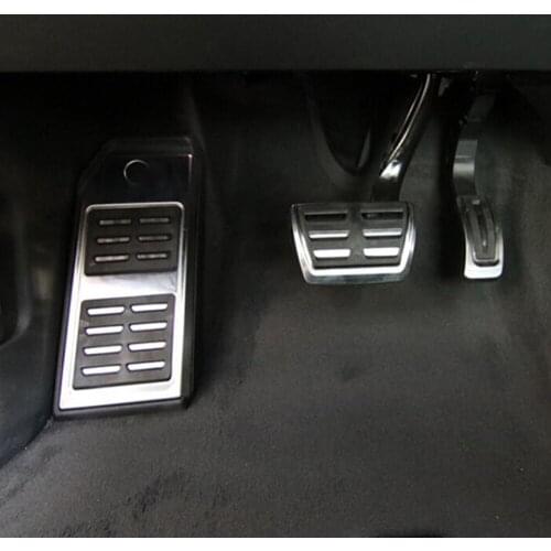Car styling Fuel Brake Footrest Pedal For Audi A4 A6 A7 S7 S4 RS4 A5 S5 RS5 8T Q5 SQ5 8R Q7 Q8 For Touareg for Macan Cayenne