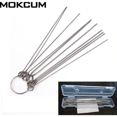 10 Kinds Stainless Steel welding tooPCB Electronic Circuit Through Hole Needle Solder Soldering Welding Iron Tool 80mm 0.7-1.3mm