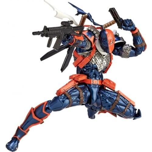 DC Amazing Yamaguchi Revoltech Figure Deathstroke Action Figure Model Toy Doll Gift