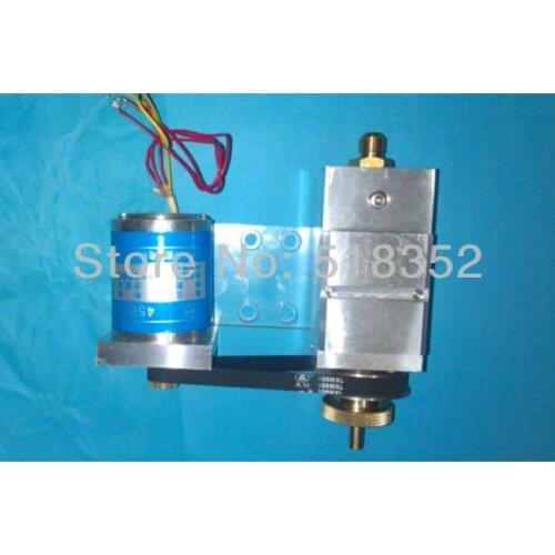 Rotating Assembly Set for Baoma EDM Drilling Machine, including 27V DC Geared Motor Drive, Belt, Isolator Plate