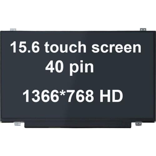 15.6" For HP TouchSmart 15-R137DS 15-R137WM 15-R138DS LED LCD Touch Screen Display Assembly 1366x768 HD 40pin