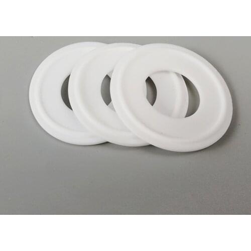 1pcs PTFE Sanitary Silicone Sealing Gasket Strip Ring Flat Washer 0.5" 1.5" 2" - 4" Tri Clamp