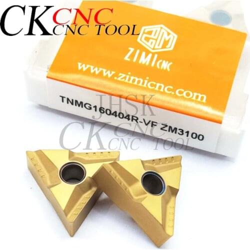10pcs TNMG160404R-VF ZM3100 Carbide Insert TNMG 331 CNC Lathe Blade TNMG160404R-VF cnc Metal Lathe Tool Turning tool insert