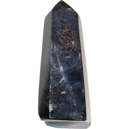 170-180mm Big Size Natural Black Tourmaline Tower Wand Point Quartz Crystal Obelisk Wand Reiki Healing Crystals Home Decoration