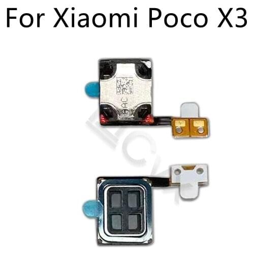 2PCS Front Top Earpiece Receiver for Xiaomi Poco x3 Ear Speaker Repair Parts Cell Phone Replacement