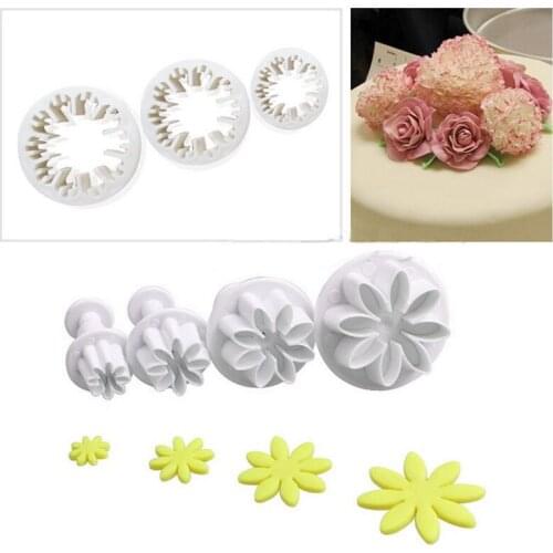 46Pcs Cake Decorating Flower Mold Fondant Cake Decorating Painting Tool DIY Baking Pastry Sugar Cookie Cooking Kitchen Mould [3]