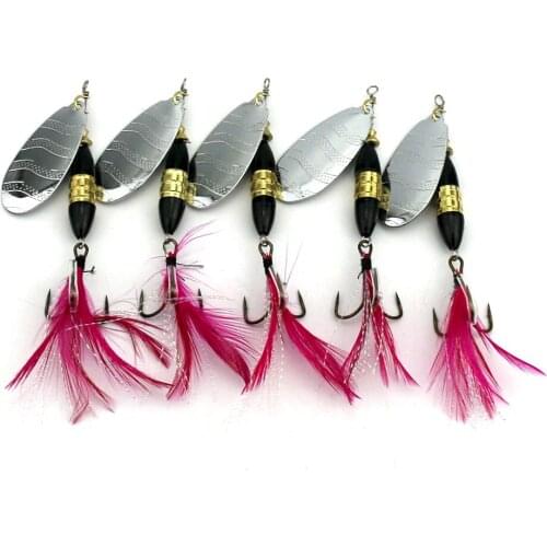 5pcs Spoon Fishing Lure 8.7cm 18g Metal Fishing Spoon Lure Spinner Baits Hard Jigging Lure Bass Baits Spinnerbait Fishing Tackle