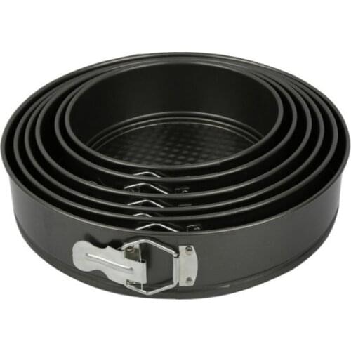 6PCS Steel Cake Mold Tray Round Honeycomb Non-stick Lock Cake Pans Bakeware Cake Tins Baking Dish 6sizes 18/20/22/24/24/28cm