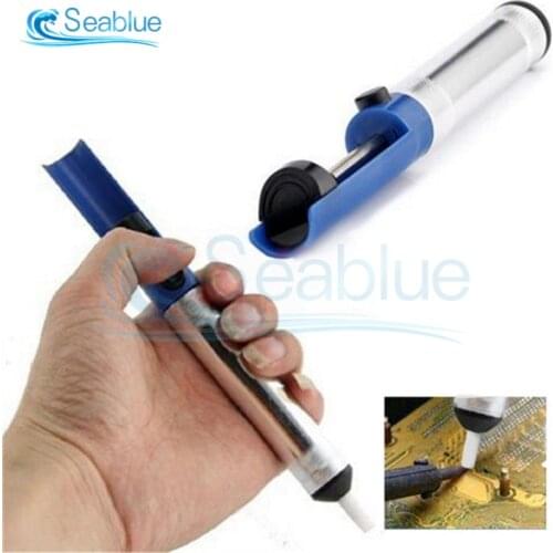 Aluminum Metal Desoldering Pump Suction Tin Gun Soldering Sucker Pen Removal Vacuum Soldering Iron Desolder Hand Welding Tools