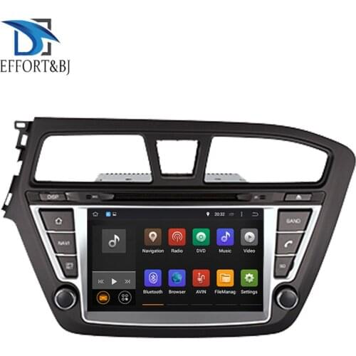 Android 9.0 Octa Core 4GB RAM Car Radio Stereo For Hyundai I20 2014-2019 Left Hand Driving GPS Navigation DVD Multimedia Player