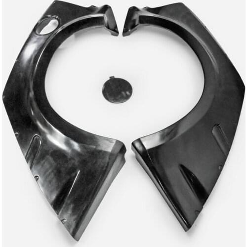 FRP Fiber Glass MM Style Rear Fender Fiberglass Wheel Flare Arch Racing Auto Body Kit Trim Car Accessories For EK9 Civic EK9/4