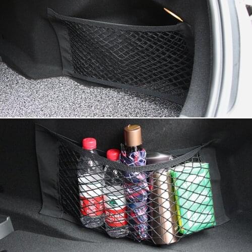 Car Styling Car Trunk Box Storage Bag Mesh Net Bag for audi a1 ford focus 2 audi a5 suzuki swift toyota chr bmw f31 opel mokka