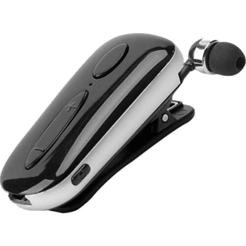 Stereo Wireless Bluetooth-compatible Headset Calls Remind Vibration Wear Clip Driver Auriculares Earphone For Phone