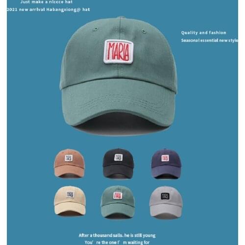 CANZE New Korean Men Women Yoga Baseball Cap Fashion Embroidered Hat Sunscreen Sunshade Soft Top Couple Hat