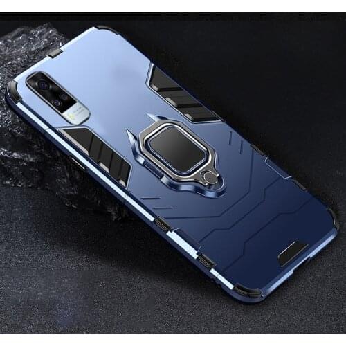 For Vivo Y31 Case Armor PC Cover Finger Ring Holder Phone Case For BBK vivo Y31 Y 31 vivoY31 Phone Cases