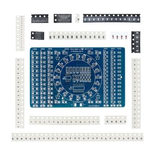 CD4017 Rotating LED SMD NE555 Soldering Practice Board DIY Kit Fanny Skill Training Electronic Suit