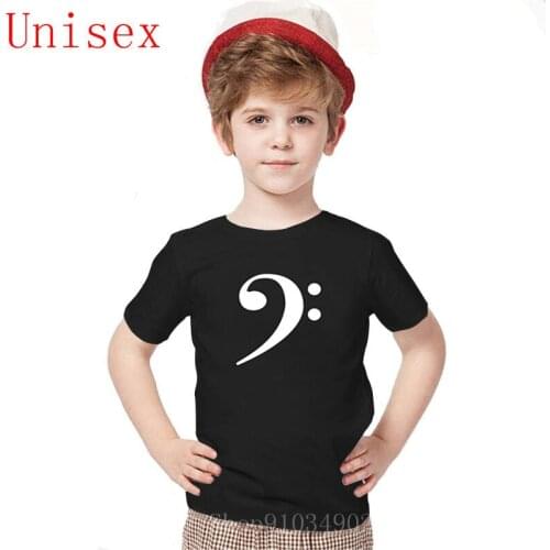 Bass Clef Children tshirt 2020 streetwear boy clothes size 14 or 16 boys Fashion Harajuku Top teenage girls clothing kid clothes