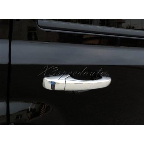 ABS Plastic Chromed Door Handle Cover For 2007-2016 Jeep Patriot Liberty