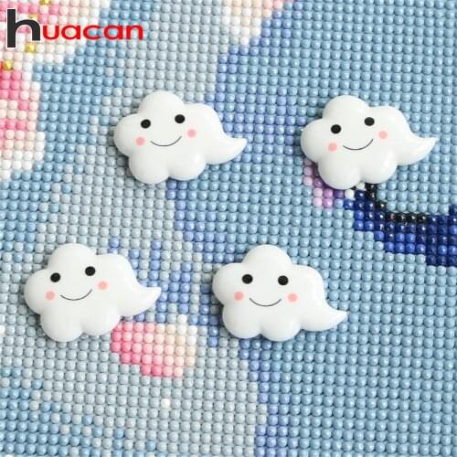 Huacan 1pc DIY Diamond Painting Tools Cover Minder Clouds Diamond Embroidery Cute Accessories