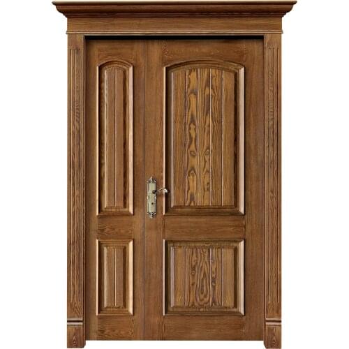 Custom traditional doors solid oak wood doors contemporary single front door interior door available F-001