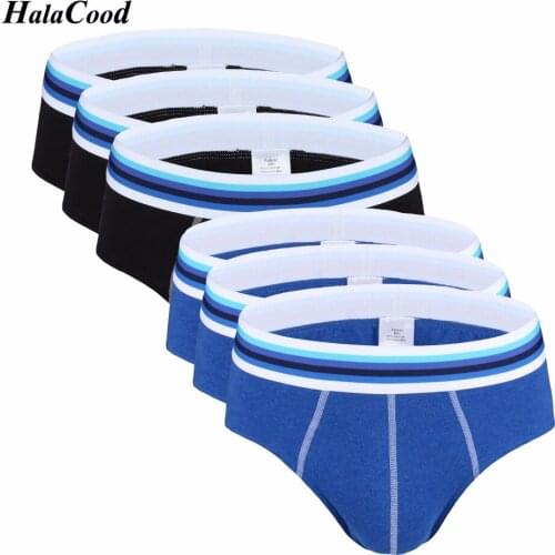 6Pcs/lot Hot New Arrival Mens Briefs Underwear Sexy Men Briefs Shorts Cotton U Convex Pouch Slip Cuecal Male Panties Underpant