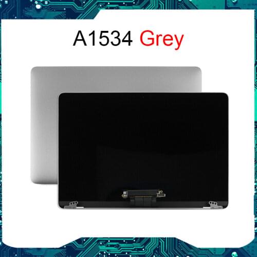 661-02266 661-04746 661-06785 FOR Macbook Pro A1534 Retina Display 12" Assembly 2015 2016 2017 SPACE GREY