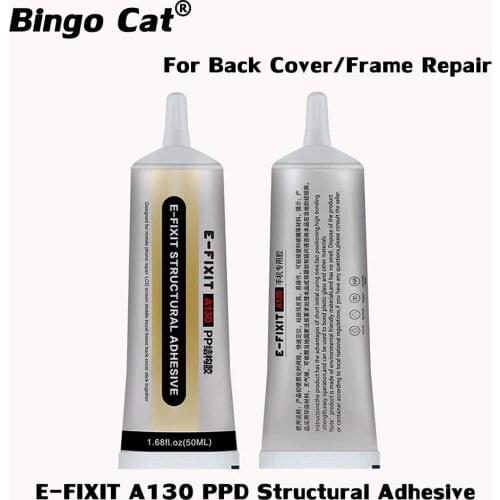 PP Structure Glue Adhesive For iPhone 11 Pro max X XS maxFrame Bracke Lcd Back Cover Rear Housing Fast Curing No Need Heating