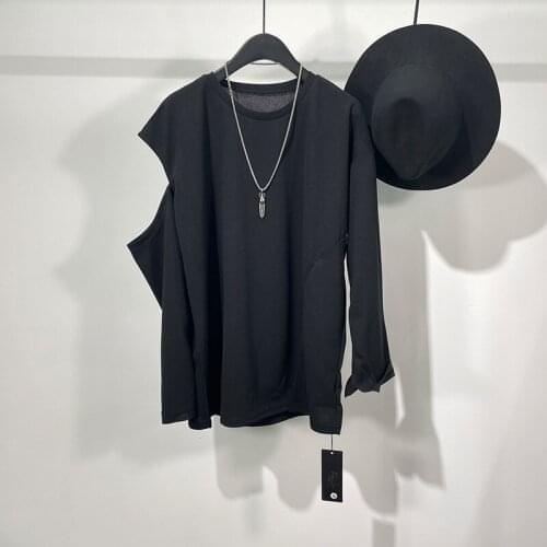 Owen Seak Men Casual Shirts Gothic Style Mens Clothing Spring Male High Street Autumn Black Shirts