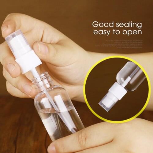30ml/50ml/100ml Transparent Empty Spray Bottles Plastic Mini Portable Refillable Container Empty Cosmetic Containers 1pcs