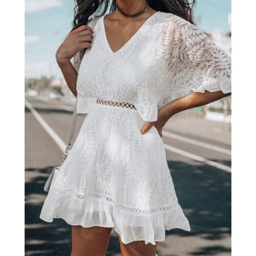 Puloru White Summer Dresses