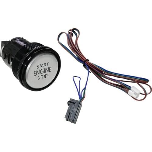 EASYGUARD Replacement push engine start stop button for ec002 series P7n style, red light